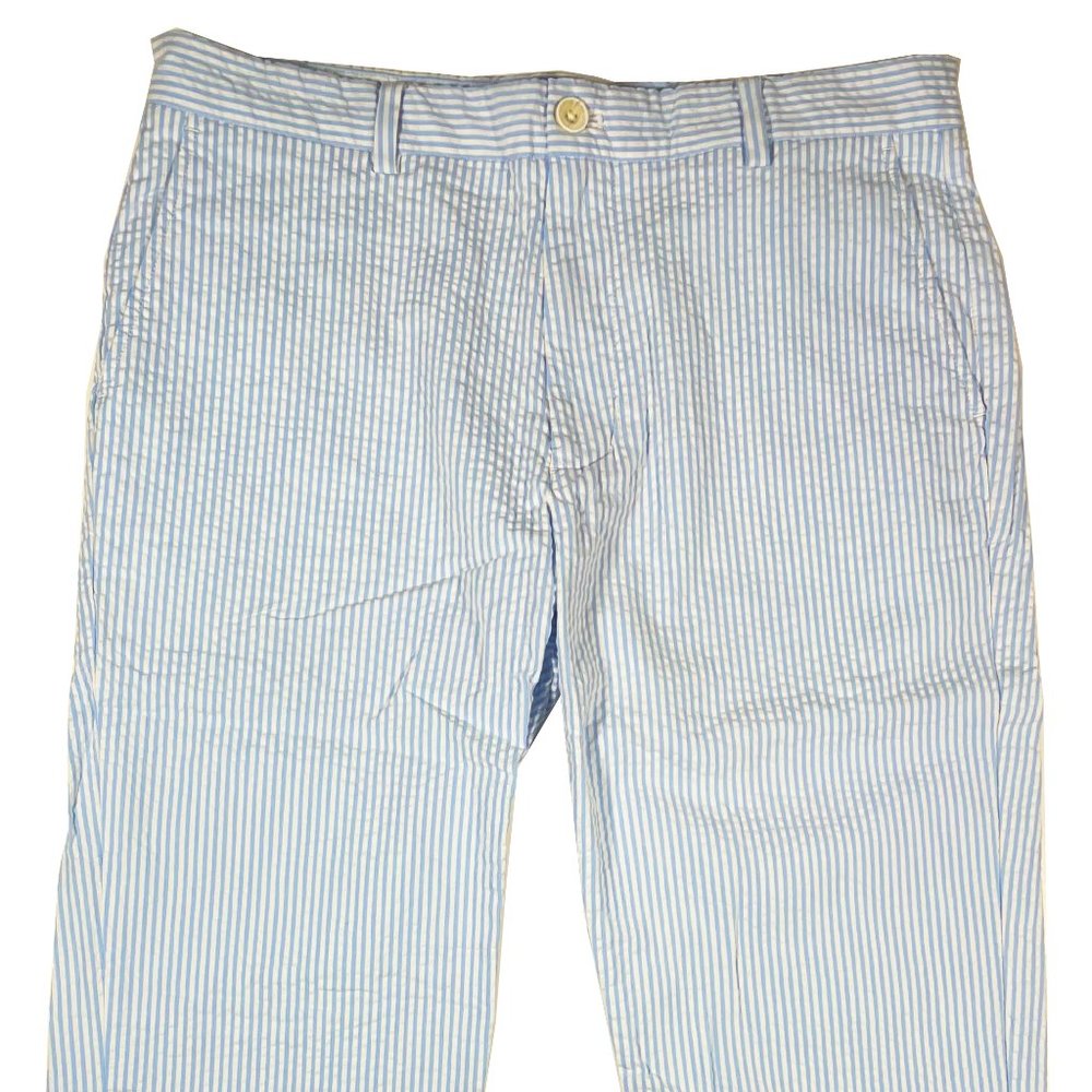 Seersucker Chino/Breaker Pants - Vineyard Vines - Men's 34x30 - Picture 3 of 4